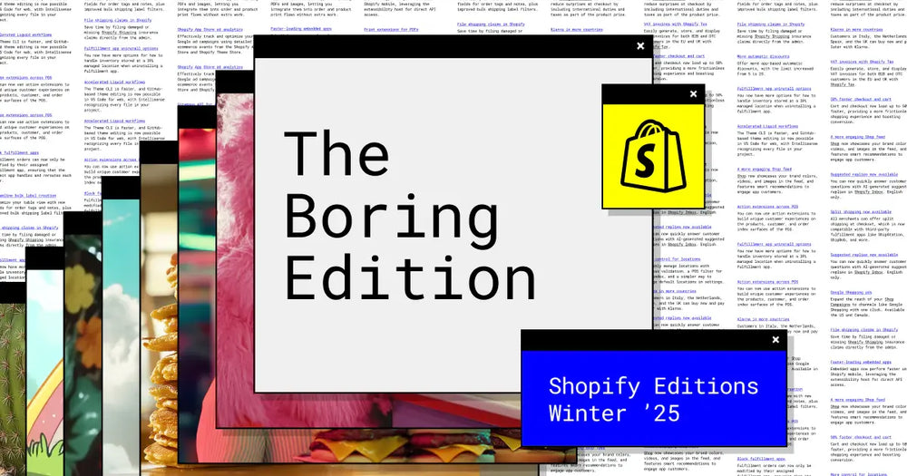 Shopify Editions - Winter '25